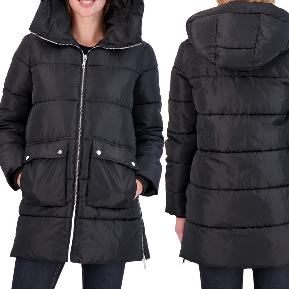 Sebby 3/4 Puffer Side Zip Jacket